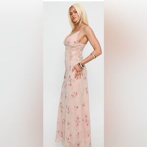 Princess Polly Pink Floral Maxi Dress